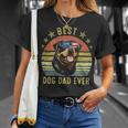 Best Rottweiler Dad Ever Vintage Dog Lover T-Shirt Gifts for Her