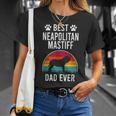 Bester Neapolitanischer Mastiff Papa Aller Zeiten Hundeliebhaber T-Shirt Geschenke für Sie