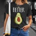 Better Half Avocado Matching Couple Valentine's Day Wedding T-Shirt Gifts for Her