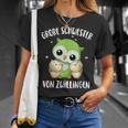 Big Schwester Von Zwillingen German Language T-Shirt Geschenke für Sie