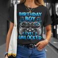 Birthday Boy Level 7 Unlocked 7Th Birthday Boy Gaming T-Shirt Gifts for Her