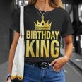 Birthday King Son Or Dad's Birthday Party T-Shirt Gifts for Her