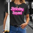 Birthday Squad Birthday Party Matching Family Group T-Shirt Gifts for Her