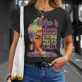 Black Mom Queen Melanin Afro African Mama T-Shirt Gifts for Her