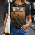 Black History Month Apparel I Teach Black History Teacher T-Shirt Gifts for Her