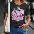 Blood Bank Is Everything Pink Retro Lab Week 2024 Med Tech T-Shirt Gifts for Her