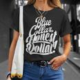 Blue Collar Skilled Labor Day American Worker Vintage T-Shirt Gifts for Her