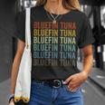 Bluefin Thunfisch Retro T-Shirt Geschenke für Sie