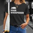 Boar Whisperer Hunting Season Wild Pigs Hog Hunters T-Shirt Gifts for Her