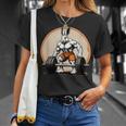 Bodybuilder Easter Bunny Powerlifting In The Gym T-Shirt Gifts for Her