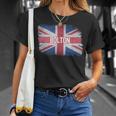Bolton United Kingdom British Flag Vintage Uk Souvenir T-Shirt Gifts for Her