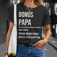 Bonuspapa Bonus Papa Step Dad S T-Shirt Geschenke für Sie