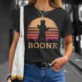 Boone North Carolina Vintage Bear Nc Distressed 80S Sunset T-Shirt Gifts for Her