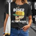 Böser Alter Mann Papa Opa Totenkopf Skullintage Spruch T-Shirt Geschenke für Sie