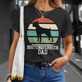 Boston Terrier Papa I Retro Boston Terrier T-Shirt Geschenke für Sie