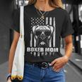 Boxer Mom Cool Vintage Retro Proud American T-Shirt Gifts for Her
