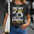 This Boy Now 10 Double Digits Soccer 10 Years Old Birthday T-Shirt Gifts for Her