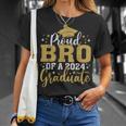 Bro Senior 2024 Proud Bro Of A Class Of 2024 Graduate T-Shirt Gifts for Her