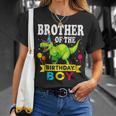 Brother Of The Birthday Boy T-Rex Rawr Dinosaur T-Shirt Gifts for Her