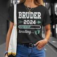 Bruder 2024 Loading Werdender Großer Bruder 2024 T-Shirt Geschenke für Sie