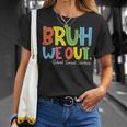 Bruh We Out Last Day Of School School Social Worker T-Shirt Gifts for Her