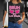 Bruh Pink Lab Week 2024 Medical Lab Science Lab Tech Team T-Shirt Gifts for Her