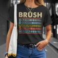 Brush Family Name Brush Last Name Team T-Shirt Gifts for Her