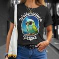 Budgie Papa Parakeet Bird Owner Welli T-Shirt Geschenke für Sie