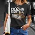Bulldozer Driver Operator Heavy Equipmen T-Shirt Gifts for Her