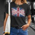 Burton Upon Trent United Kingdom British Flag Vintage Uk T-Shirt Gifts for Her