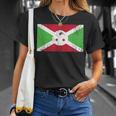 Burundi Flagge-Fahne Geschenk Fußball-Fan Sport T-Shirt Geschenke für Sie