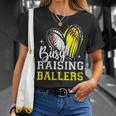 Busy Raising Ballers Heart Softball Baseball Mom T-Shirt Gifts for Her