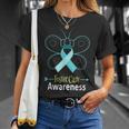 Butterfly Adoption Foster Care Ribbon Foster Care Awareness T-Shirt Gifts for Her