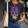 Cabo San Lucas Sugar Skull & Hat Souvenir T-Shirt Gifts for Her