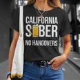 California Sober No Hangovers Recovery Legal Implications T-Shirt Gifts for Her