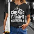 Camping Bier Spruch Wohnwagen Papa Opa Hobbycamper Camper T-Shirt Geschenke für Sie