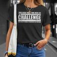 The Take Care Of Yourself Challenge Quote Distressed T-Shirt Gifts for Her