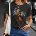 Caribbean Islands Flags Caribbean Sea Tour 2024 T-Shirt Gifts for Her