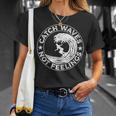 Catch Waves Not Feelings Surfer And Surfing Themed T-Shirt Gifts for Her