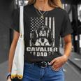 Cavalier Dad Cool Vintage Retro Proud American T-Shirt Gifts for Her