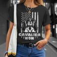 Cavalier Mom Cool Vintage Retro Proud American T-Shirt Gifts for Her