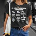 Ce Que Je Fais De Mon Temps Libre Conduire Un C15 T-Shirt Cadeaux pour elle
