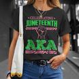 Celebrating Junenth Aka Fist Black History Women T-Shirt Gifts for Her
