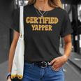 Certified Yapper I Love Yapping For Professional Yappers T-Shirt Gifts for Her