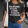 Cheer Coach Cheer Acronym Fearless Leader T-Shirt Gifts for Her