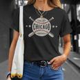 Chicago Illinois Il Vintage Baseball Graphic T-Shirt Gifts for Her