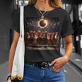 Chicken And The Total Solar Sun Eclipse 80424 2024 Chicken T-Shirt Gifts for Her