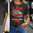 Children's Alarm Ich Werde Großer Cousin 2024 Fire Brigade T-Shirt Geschenke für Sie