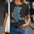 Chirp Flow Sauce Bucket Toe Drag Celly Hockey T-Shirt Gifts for Her