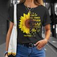 Christian I Can Do All Things Through Christ Bible Sunflower T-Shirt Gifts for Her